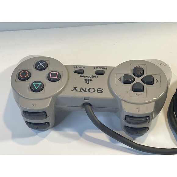 Sony PlayStation 1 Wired Controller SCPH-1080 Model Gray Tested - Picture 6 of 8